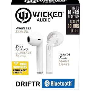 Driftr True Wireless Bluetooth Earbuds - White